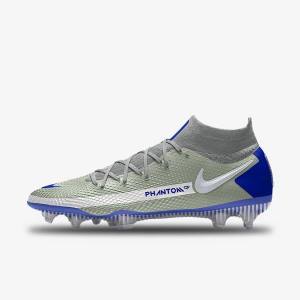 Buty Piłkarskie Damskie Nike Phantom GT Elite By You Custom Firm Ground Kolorowe | NK957VCT