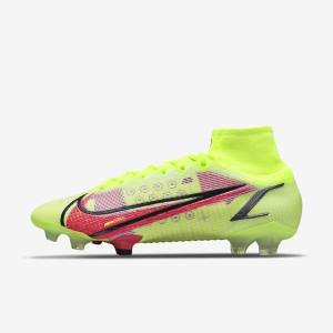 Buty Piłkarskie Męskie Nike Mercurial Superfly 8 Elite FG Firm-Grounds Czarne Głęboka Czerwone | NK278LCF