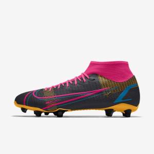 Buty Piłkarskie Męskie Nike Mercurial Superfly 8 Academy By You Custom Kolorowe | NK457HUV