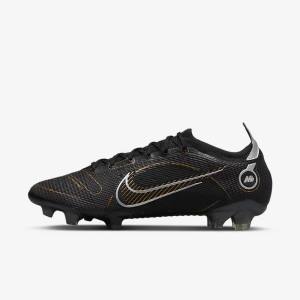 Buty Piłkarskie Męskie Nike Mercurial Vapor 14 Elite FG Firm-Grounds Czarne Metal Srebrne Szare Metal Złote | NK052HBI