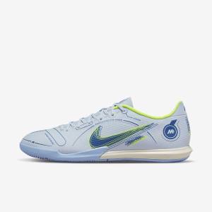 Buty Piłkarskie Męskie Nike Mercurial Vapor 14 Academy IC Indoor Court Szare Głęboka Niebieskie Niebieskie | NK894ESG