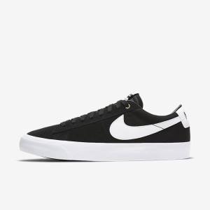 Buty Skate Damskie Nike SB Zoom Blazer Low Pro GT Czarne Głęboka Brązowe Białe | NK684UMK