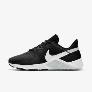 Buty Treningowe Damskie Nike Legend Essential 2 Platyna Fioletowe Szare Fioletowe Białe | NK856JKO