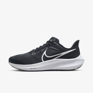 Buty do Biegania Damskie Nike Air Zoom Pegasus 39 Szosowe Czarne Ciemny Szare Białe | NK148UJO