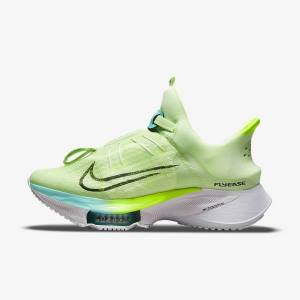 Buty do Biegania Damskie Nike Air Zoom Tempo NEXT% FlyEase Easy On-Off Szosowe Turkusowe Czarne | NK230NXV