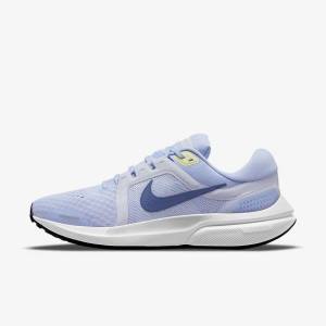 Buty do Biegania Damskie Nike Air Zoom Vomero 16 Szosowe Głęboka Niebieskie Szare Białe Granatowe | NK317WCE