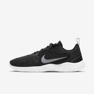 Buty do Biegania Damskie Nike Flex Experience Run 10 Szosowe Czarne Ciemny Szare Białe | NK893ODC