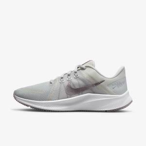 Buty do Biegania Damskie Nike Quest 4 Premium Szosowe Czarne Różowe Ciemny Szare Białe | NK371BKZ