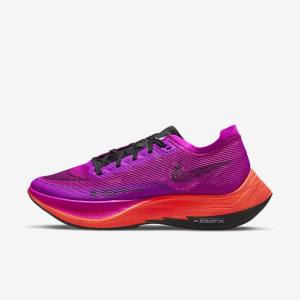 Buty do Biegania Damskie Nike ZoomX Vaporfly Next% 2 Szosowe Wyścigowe Zielone Niebieskie Białe Czarne | NK378YUA