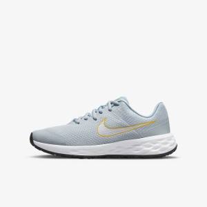 Buty do Biegania Dziecięce Nike Revolution 6 Older Szosowe Niebieskie Kolorowe | NK519XUA