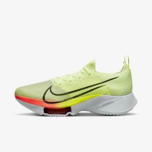 Buty do Biegania Męskie Nike Air Zoom Tempo NEXT% Szosowe Pomarańczowe Czarne | NK281UGA