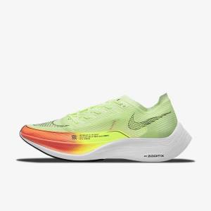 Buty do Biegania Męskie Nike ZoomX Vaporfly Next% 2 Szosowe Wyścigowe Pomarańczowe Czarne | NK247VZQ