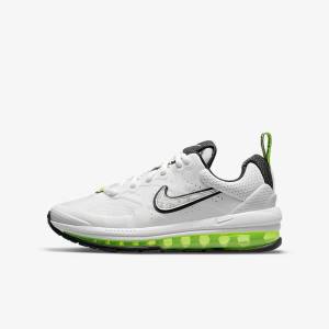 Buty do Chodzenia Dziecięce Nike Air Max Genome Older Białe Platyna Czarne | NK509KUX