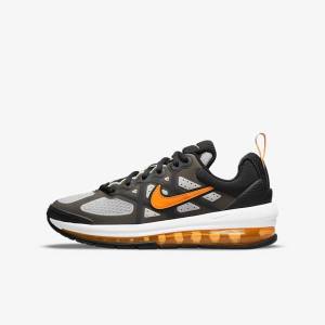 Buty do Chodzenia Dziecięce Nike Air Max Genome Older Czarne Szare Białe Pomarańczowe | NK683CVZ