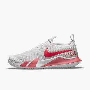 Buty do Tenisa Damskie Nike NikeCourt React Vapor NXT Hard Court Głęboka Beżowe Białe | NK041PTK