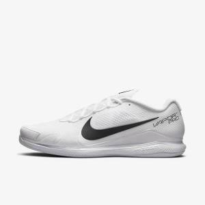 Buty do Tenisa Męskie Nike NikeCourt Air Zoom Vapor Pro Carpet Białe Czarne | NK584BIC