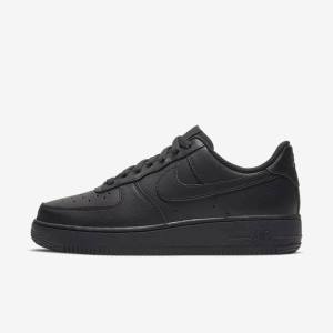 Trampki Damskie Nike Air Force 1 07 Czarne | NK934BOK