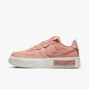 Trampki Damskie Nike Air Force 1 Fontanka Białe Czerwone Różowe Głęboka | NK302LRE