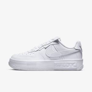 Trampki Damskie Nike Air Force 1 Fontanka Białe | NK834VFK