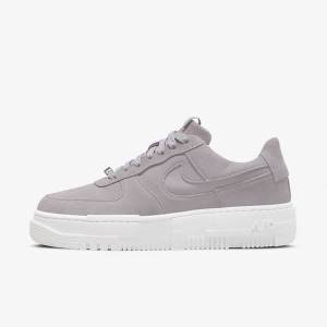 Trampki Damskie Nike Air Force 1 Pixel Szare Białe Szare | NK140FCW