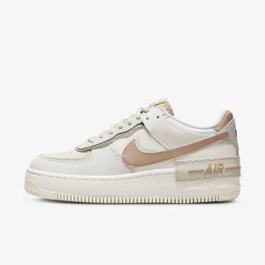 Trampki Damskie Nike Air Force 1 Shadow Khaki Głęboka Beżowe | NK261MAR