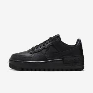 Trampki Damskie Nike Air Force 1 Shadow Czarne | NK875HDA