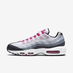 Trampki Damskie Nike Air Max 95 Ciemny Szare Szare Białe | NK516XIW