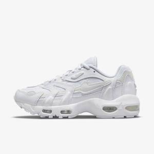 Trampki Damskie Nike Air Max 96 2 Białe Platyna Metal Srebrne Białe | NK837AKQ