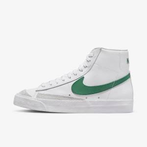 Trampki Damskie Nike Blazer Mid 77 Vintage Białe Koralowe | NK781WHX