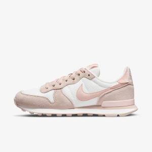 Trampki Damskie Nike Internationalist Białe Khaki Szare Głęboka | NK798JOB