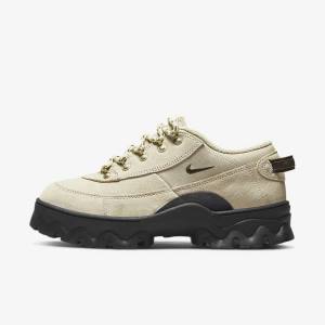 Trampki Damskie Nike Lahar Low Czarne Metal Złote Khaki | NK394YRB