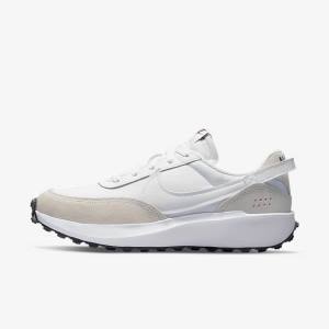 Trampki Damskie Nike Waffle Debut Białe Czarne Pomarańczowe | NK843YIR