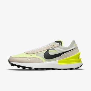 Trampki Damskie Nike Waffle One Białe Czarne | NK053DNC