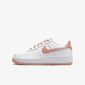 Trampki Dziecięce Nike Air Force 1 LV8 Older Białe Głęboka | NK126IDG