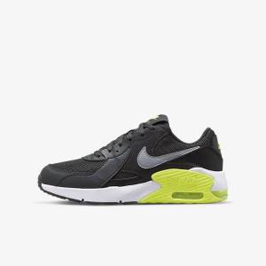 Trampki Dziecięce Nike Air Max Excee Older Ciemny Szare Czarne Szare | NK391CST