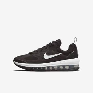 Trampki Dziecięce Nike Air Max Genome Older Czarne Ciemny Szare Białe | NK463LQO