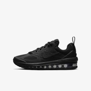 Trampki Dziecięce Nike Air Max Genome Older Czarne Ciemny Szare | NK819SKH