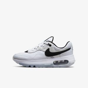 Trampki Dziecięce Nike Air Max Motif Older Białe Czarne | NK962AYI