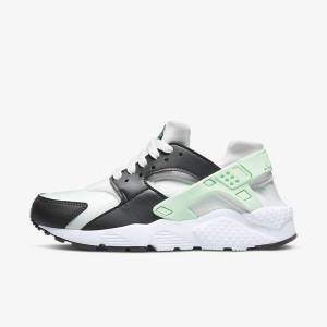 Trampki Dziecięce Nike Huarache Run Older Białe Mięta | NK532LBC