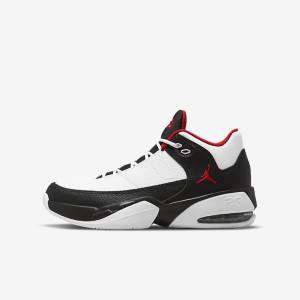 Trampki Dziecięce Nike Jordan Max Aura 3 Older Białe Czarne Czerwone | NK031LMC