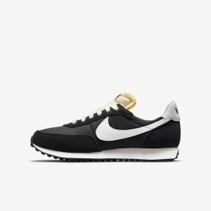 Trampki Dziecięce Nike Waffle Trainer 2 Older Czarne Pomarańczowe Białe | NK406XOA