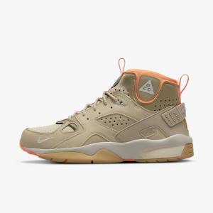 Trampki Męskie Nike ACG Air Mowabb Khaki Srebrne | NK265UDZ