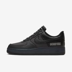 Trampki Męskie Nike Air Force 1 GTX Ciemny Szare Czarne | NK375DGP