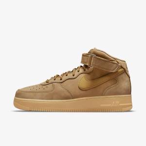 Trampki Męskie Nike Air Force 1 Mid 07 Głęboka Brązowe Czarne | NK730KTL