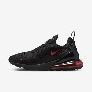 Trampki Męskie Nike Air Max 270 Czarne Białe Czerwone | NK478SQP