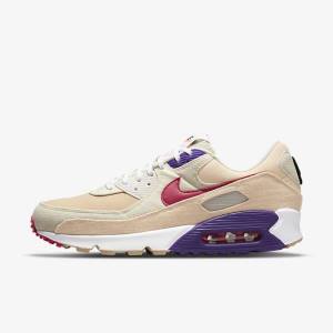 Trampki Męskie Nike Air Max 90 Różowe | NK175LPJ