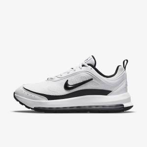 Trampki Męskie Nike Air Max AP Białe Głęboka Czerwone Czarne | NK016JZC