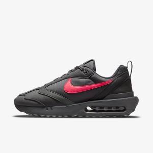 Trampki Męskie Nike Air Max Dawn Czarne Białe Czerwone | NK382TFK