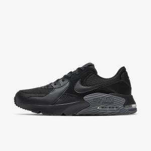 Trampki Męskie Nike Air Max Excee Czarne Ciemny Szare | NK645KNU