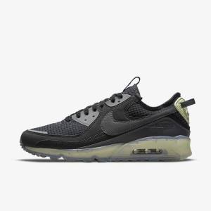 Trampki Męskie Nike Air Max Terrascape 90 Czarne Głęboka Zielone Ciemny Szare | NK638AEK